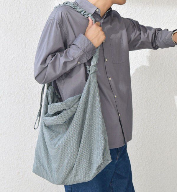 SHIPS any「SHIPS any: 3WAY チェック ギャザー ショルダーバッグ (ユニセックス)◇」|ショルダー・メッセンジャー|