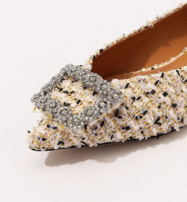 TOMORROWLAND GOODS「PIPPICHIC ANNA V JEWERLY フラットシューズ」|パンプス|