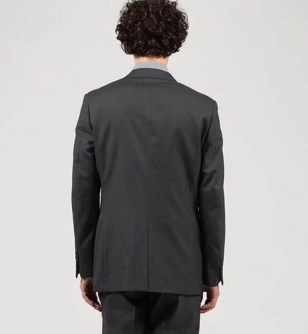 TOMORROWLAND MENS「Super100'sウールシャークスキン シングルブレステッド2Bジャケット」|テーラードジャケット|