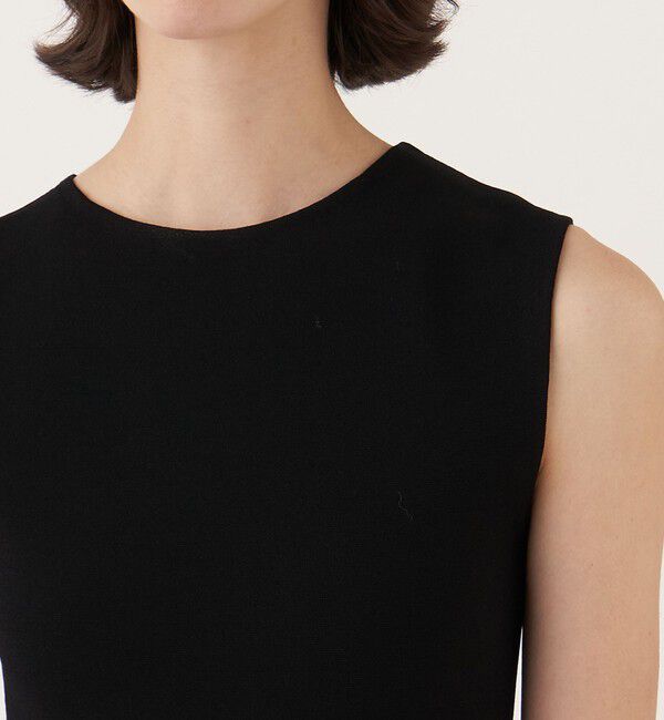 DES PRES「マイクシルクタフタ ウエストギャザーワンピース」|ワンピース|