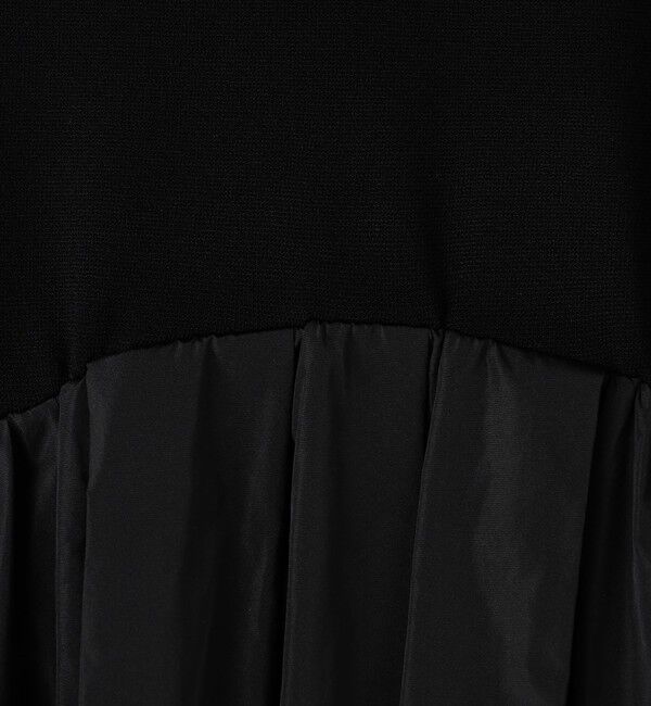 DES PRES「マイクシルクタフタ ウエストギャザーワンピース」|ワンピース|