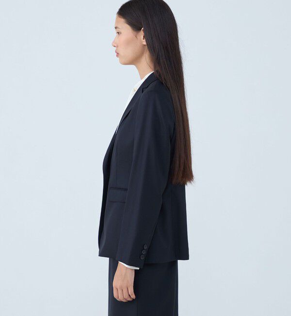 TOMORROWLAND collection「シャイニーピンヘッド シングル1Bジャケット」|テーラードジャケット|