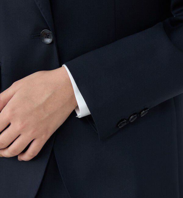 TOMORROWLAND collection「シャイニーピンヘッド シングル1Bジャケット」|テーラードジャケット|