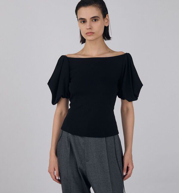 DES PRES「ウールクリアスムース バルーンパフスリーブプルオーバー」|Tシャツ・カットソー|