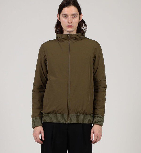 TOMORROWLAND BUYING WEAR「HERNO フーデッド ニットブルゾン」|ブルゾン・スタジャン|