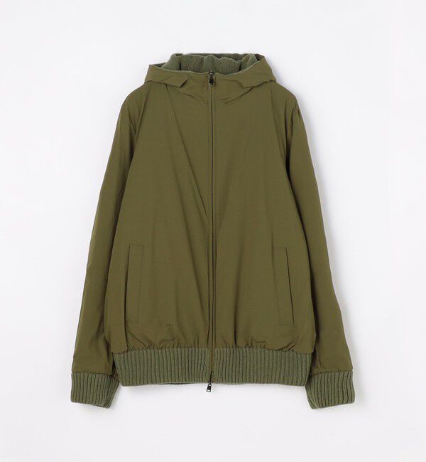 TOMORROWLAND BUYING WEAR「HERNO フーデッド ニットブルゾン」|ブルゾン・スタジャン|