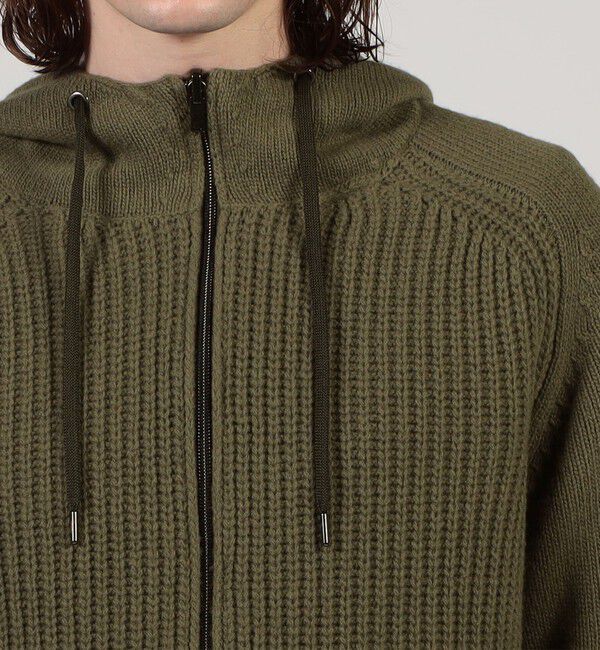 TOMORROWLAND BUYING WEAR「HERNO フーデッド ニットブルゾン」|ブルゾン・スタジャン|