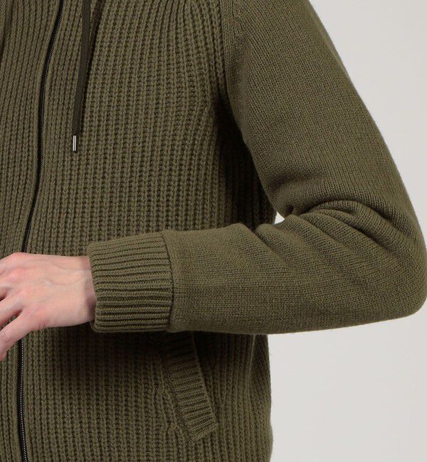 TOMORROWLAND BUYING WEAR「HERNO フーデッド ニットブルゾン」|ブルゾン・スタジャン|