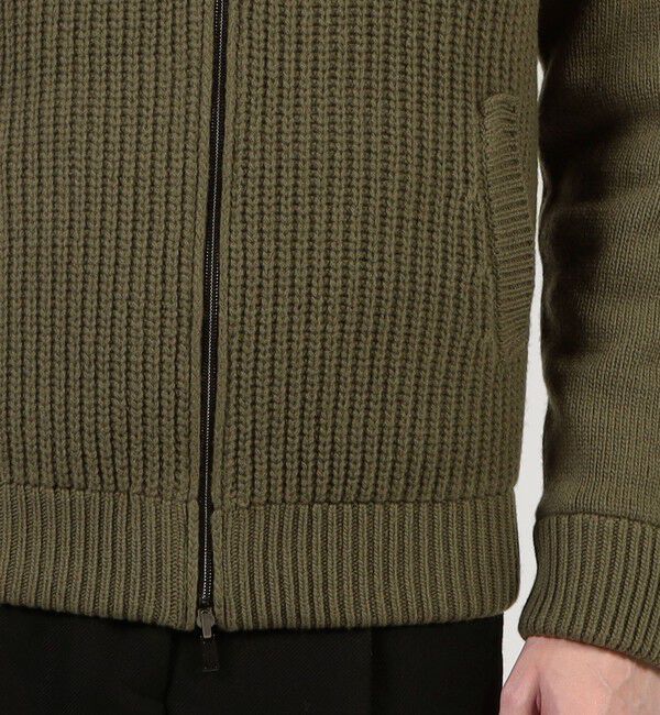 TOMORROWLAND BUYING WEAR「HERNO フーデッド ニットブルゾン」|ブルゾン・スタジャン|