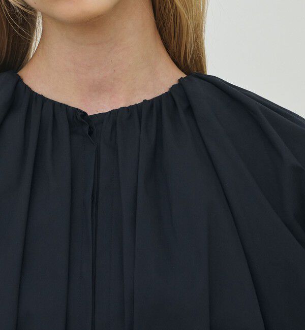 DES PRES「コットンストレッチポプリン クロップドバブルブルゾン」|ブルゾン・スタジャン|