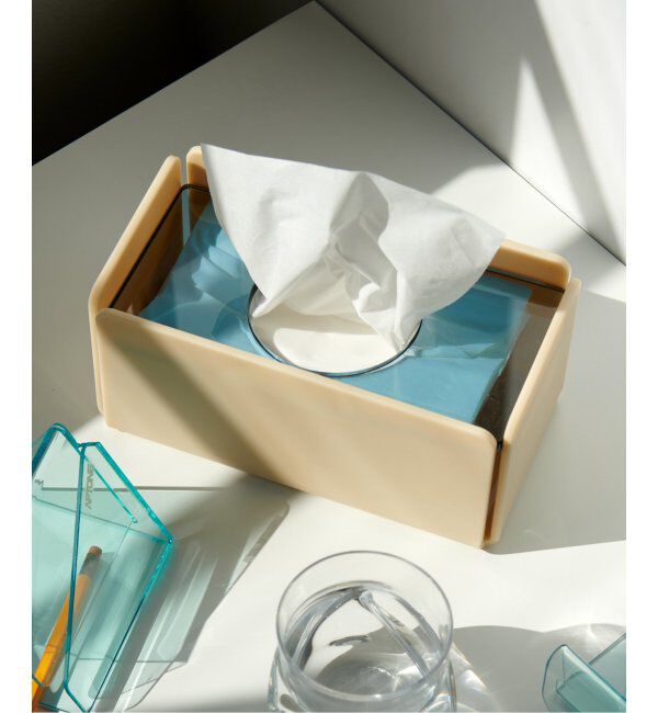 journal standard Furniture「【APTONE/アプトン】 MIX  MATCH　ティッシュケース」|ステーショナリー|ブルー