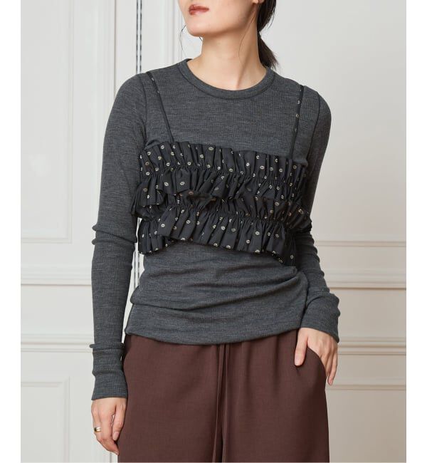 IENA LA BOUCLE「IENA LA BOUCLE JQフリルビスチェ」|その他|