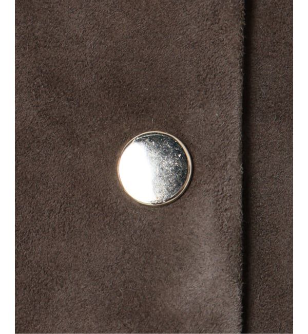 IENA「《予約》ラムスエードブルゾン」|ライダースジャケット|