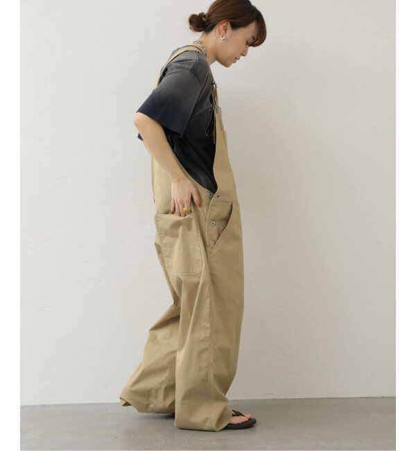 journal standard luxe「コンパクトギャバ オーバーオール」|オールインワン|