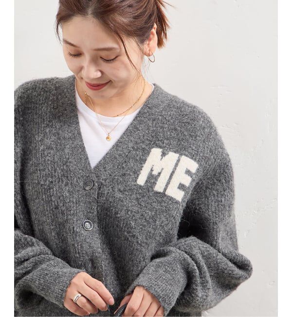 JOURNAL STANDARD「アルパカMIX ロゴ カーディガン」|カーディガン|