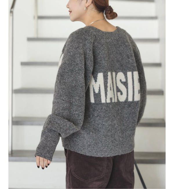 JOURNAL STANDARD「アルパカMIX ロゴ カーディガン」|カーディガン|