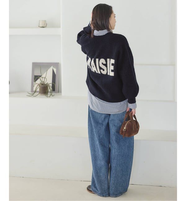 JOURNAL STANDARD「アルパカMIX ロゴ カーディガン」|カーディガン|