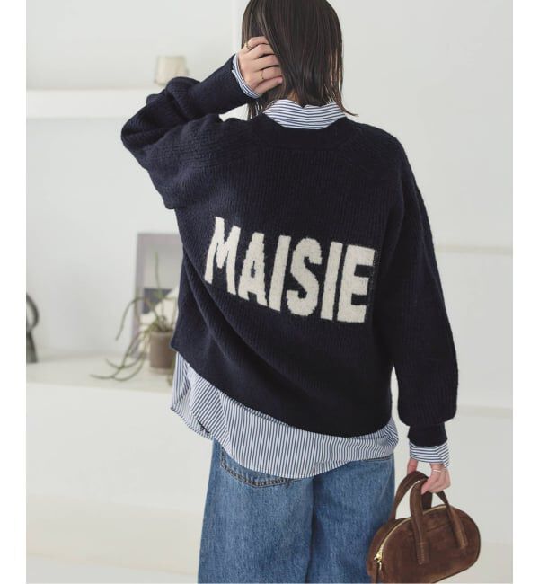 JOURNAL STANDARD「アルパカMIX ロゴ カーディガン」|カーディガン|