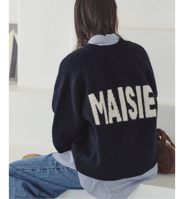 JOURNAL STANDARD「アルパカMIX ロゴ カーディガン」|カーディガン|