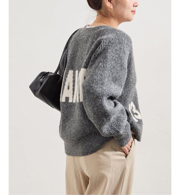 JOURNAL STANDARD「アルパカMIX ロゴ カーディガン」|カーディガン|