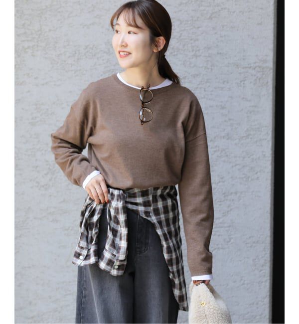 JOURNAL STANDARD relume「《追加2》［2枚セット/新色］3WAYレイヤードニットプルオーバー」|ニット・セーター|