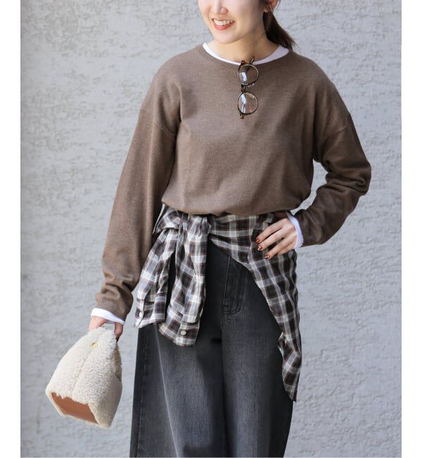 JOURNAL STANDARD relume「《追加2》［2枚セット/新色］3WAYレイヤードニットプルオーバー」|ニット・セーター|