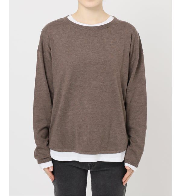 JOURNAL STANDARD relume「《追加2》［2枚セット/新色］3WAYレイヤードニットプルオーバー」|ニット・セーター|