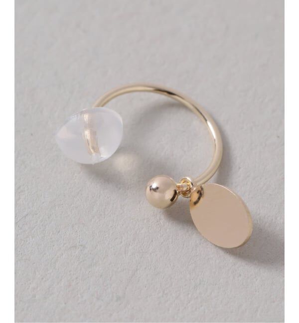 Lilas by Spick&Span「シェルプレートピアス K10（両耳）」|ピアス|