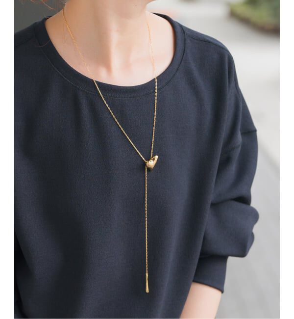 Spick and Span「Soierie/ソワリー Distort heart necklace」|ネックレス|