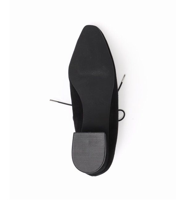  「3.5cmレザーレースアップパンプス」|パンプス|