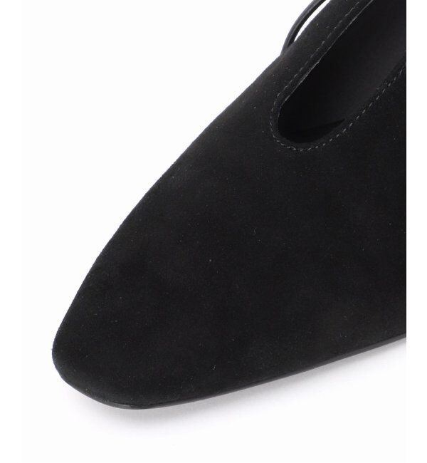  「3.5cmレザーレースアップパンプス」|パンプス|