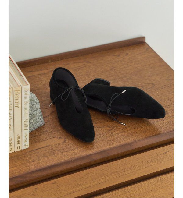  「3.5cmレザーレースアップパンプス」|パンプス|