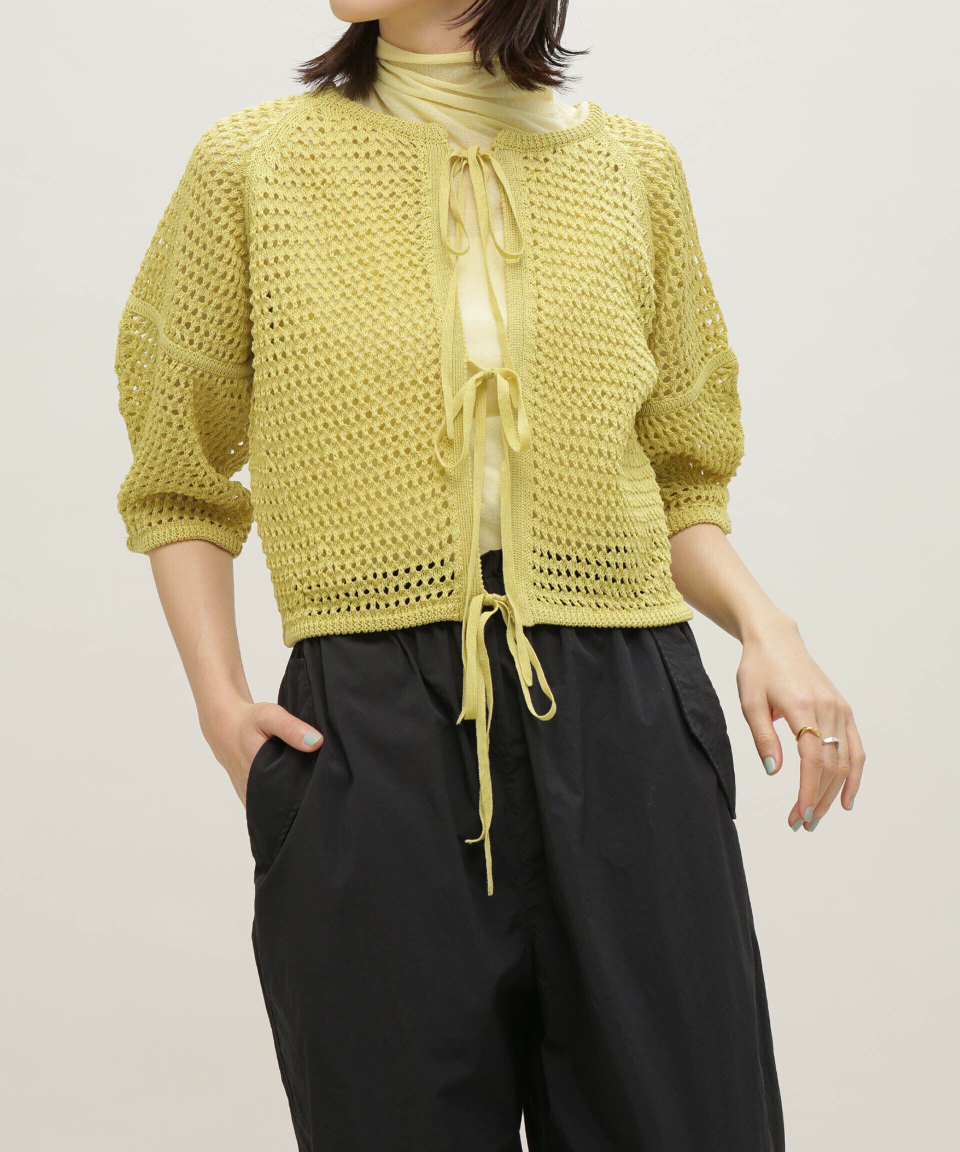 nano･universe「LB.03/メッシュニット2wayトップス」|ニット・セーター|