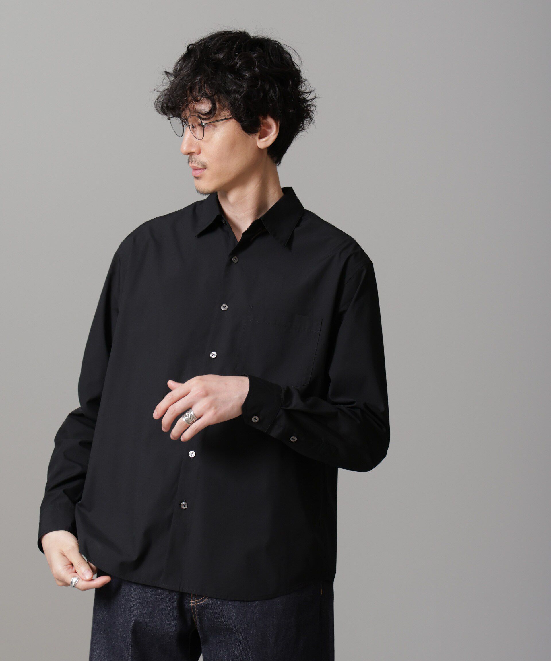 nano･universe「バンブーフォート レギュラーカラーシャツ」|シャツ・ブラウス|