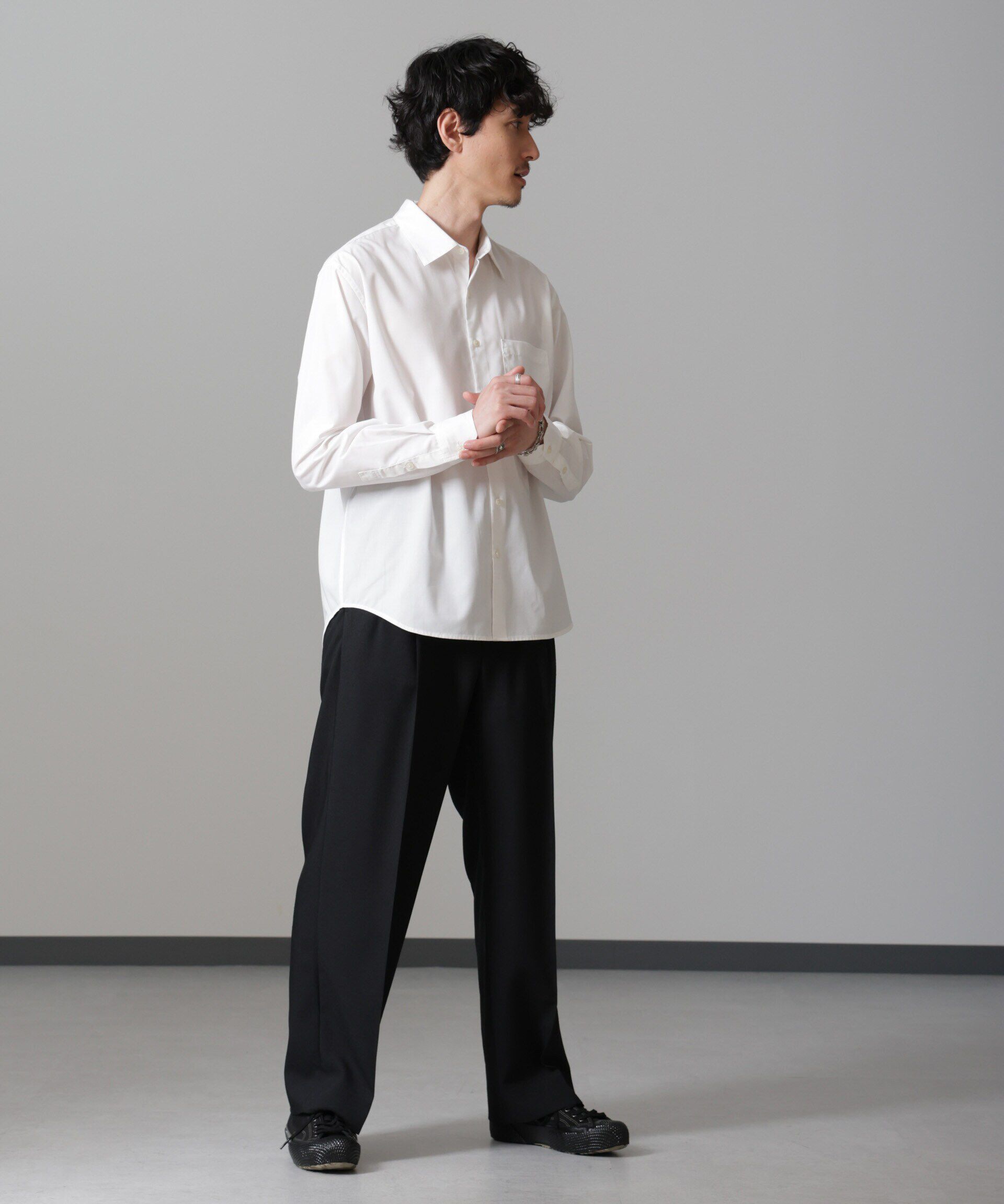 nano･universe「バンブーフォート レギュラーカラーシャツ」|シャツ・ブラウス|