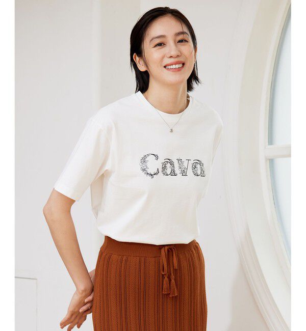 自由区「【カタログ掲載・WEB限定カラーあり・洗える】cava Tシャツ」|Tシャツ・カットソー|オフ