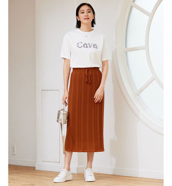 自由区「【カタログ掲載・WEB限定カラーあり・洗える】cava Tシャツ」|Tシャツ・カットソー|