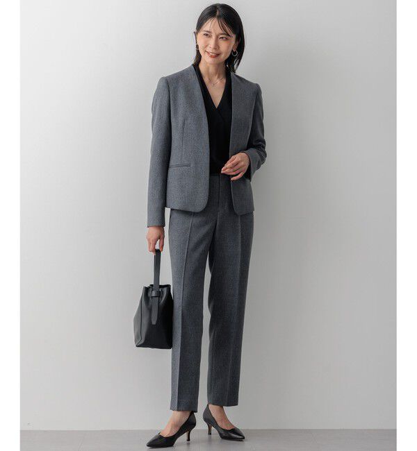 23区「【洗える】ウールテンジク Vネック ニット」|ニット・セーター|