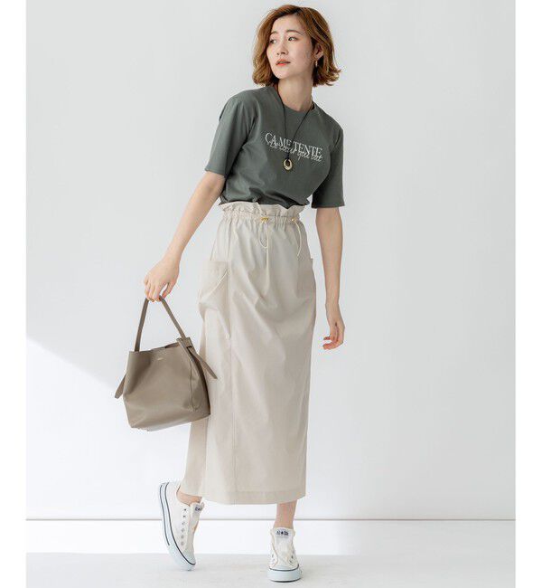 23区「【洗える】CA ME TENTE ロゴ TEE」|Tシャツ・カットソー|