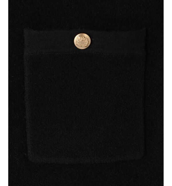 23区「【洗える】ベロアニット カーディガン」|カーディガン|