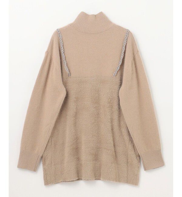 GRACE CONTINENTAL「レースビスチェニットトップ」|ニット・セーター|