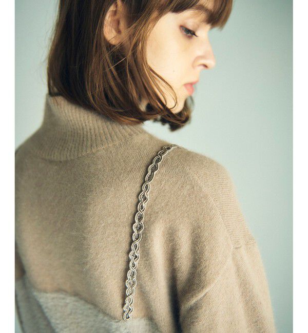 GRACE CONTINENTAL「レースビスチェニットトップ」|ニット・セーター|