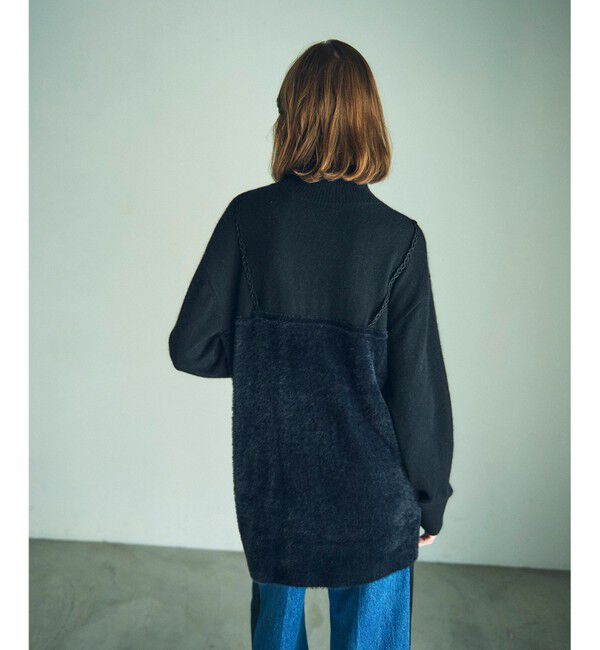 GRACE CONTINENTAL「レースビスチェニットトップ」|ニット・セーター|