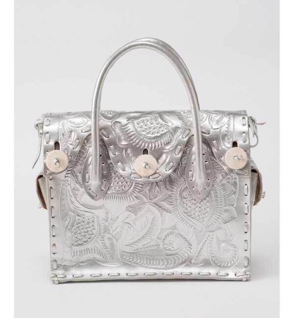 Carving Tribes「MaestraS-MTLC」|ハンドバッグ|シルバー