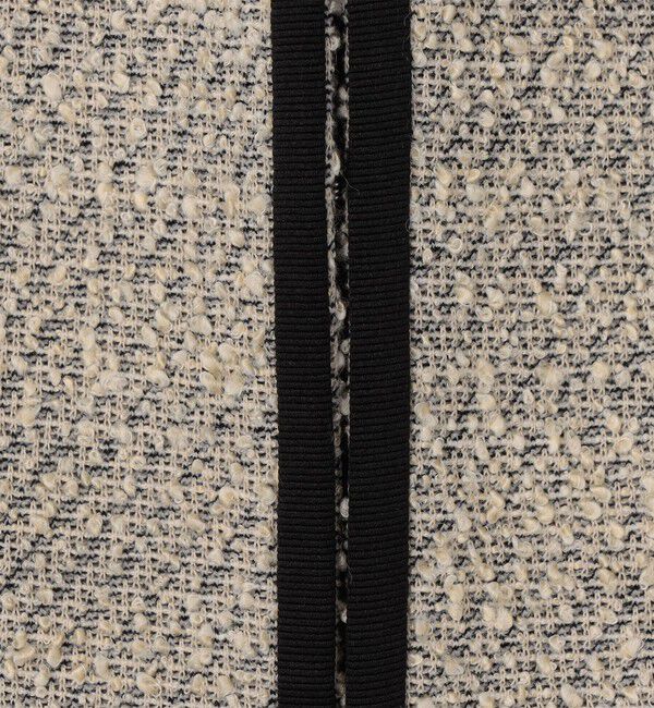 NOLLEY'S「《セットアップ対応》コンパクトインレイクルーネックジャケット」|ノーカラージャケット|