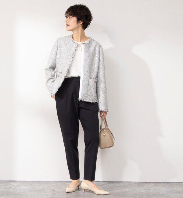 NOLLEY'S「ウォッシャブル愛され イージータックスリムパンツ」|その他|