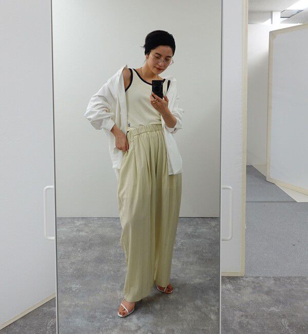 NOLLEY'S「【MAQWEL/マクウェル】ウォッシャブルワッシャーイージーワイドパンツ」|その他|