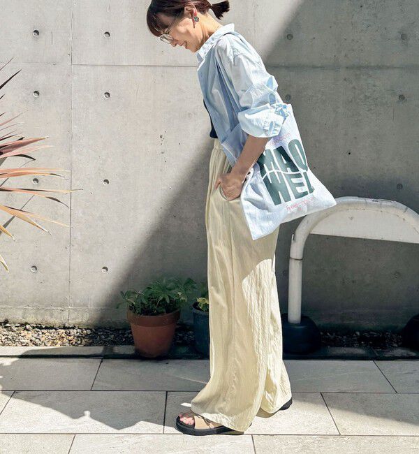 NOLLEY'S「【MAQWEL/マクウェル】ウォッシャブルワッシャーイージーワイドパンツ」|その他|