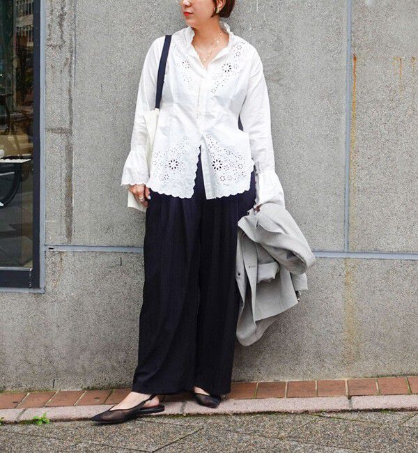 NOLLEY'S「【MAQWEL/マクウェル】ウォッシャブルワッシャーイージーワイドパンツ」|その他|