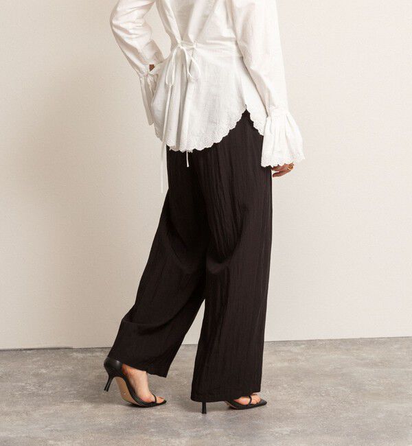 NOLLEY'S「【MAQWEL/マクウェル】ウォッシャブルワッシャーイージーワイドパンツ」|その他|